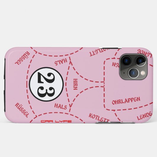 Klassieke Varken Endurance Racing Case-Mate iPhone Case (Achterkant (horizontaal))