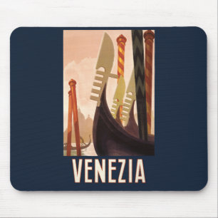 Klassieke Venezia Italië Reis Kunst Venetië Gondel Muismat
