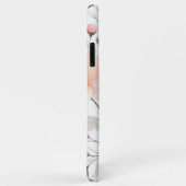 Klassieke verfijnde delicate waterverf bloemen Case-Mate iPhone case (Achterkant/rechts)