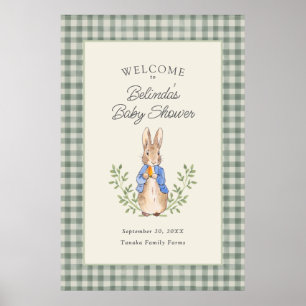 Klassieke Verhaalboek Konijn Salie Baby Shower Wel Poster