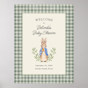 Klassieke Verhalenboek Konijn Salie Baby Shower We Poster