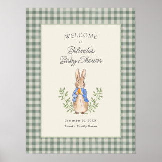 Klassieke Verhalenboek Konijn Salie Baby Shower We Poster