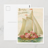 Klassieke Verjaardagsansichtkaart Briefkaart (Voorkant / Achterkant)
