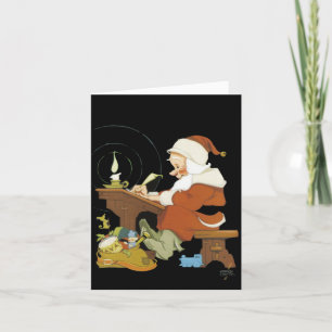 Klassieke Vernon Grant-kerstkaart Feestdagen Kaart