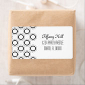 Klassieke verzendlabels voor raffinement etiket (Insitu)