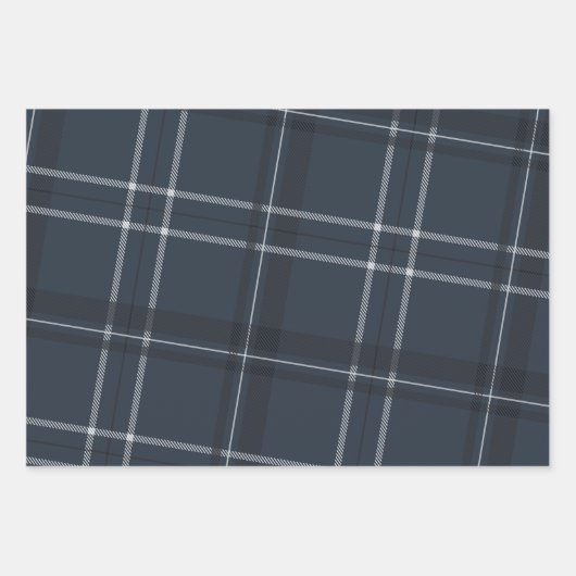 Klassieke vette blauwe vlinder en sterren inpakpapier vel (Voorkant 3)