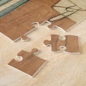 Klassieke Victoriaanse engel van William Morris Legpuzzel (Zijkant)