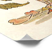 Klassieke Victoriaanse kunst, Roos door Walter Cra Poster (Hoek)