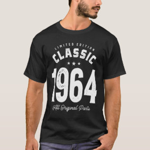 Klassieke Vintage 1964 - 58e verjaardag T-shirt