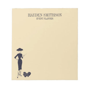 Klassieke Vintage 50's Mode Notitieblok