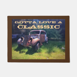 Klassieke Vintage Auto Gotta Love a Classic" Deurm Deurmat