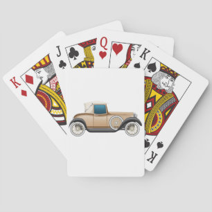 Klassieke Vintage Auto Pokerkaarten