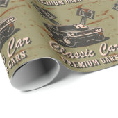 Klassieke Vintage Cadeaupapier (Rol Hoek)