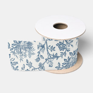 Klassieke Vintage Franse Gegraveerde Bloemrijke To Lint