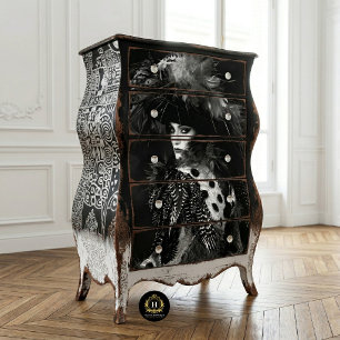 Klassieke Vintage Glamour Mode Decoupage Tissuepapier