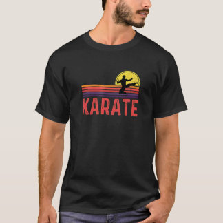 Klassieke Vintage Karate Martial Arts Retro Zonson T-shirt