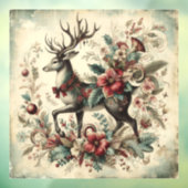 Klassieke Vintage Kerstmis Venster Cling Raamsticker (Vel 3)