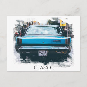 *~* Klassieke Vintage Oude Antieke Autoweverij Briefkaart