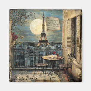 Klassieke Vintage Paris Eiffeltoren Romantische Ku Magneet