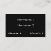 Klassieke Visitekaartjes (Achterkant)