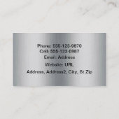 Klassieke Visitekaartjes van de auto (Achterkant)