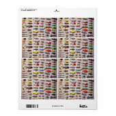 Klassieke Vist Lures Thunder_Cove Etiket (Full Sheet)