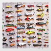 Klassieke Vist Lures Thunder_Cove Raamsticker (Vel)
