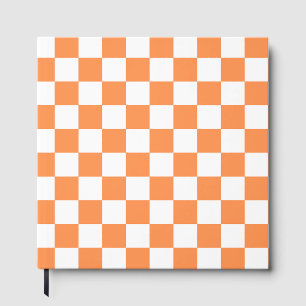 Klassieke visuele zalm schaakbord  gastenboek