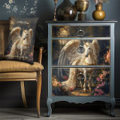 Klassieke Vleugelige Eenhoorn Magisch Sprookje Paa Kussen