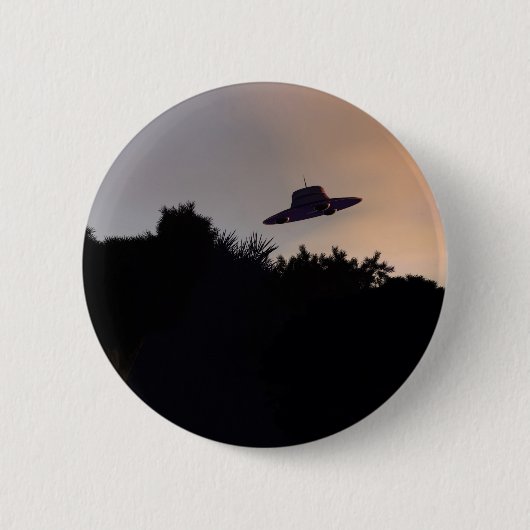 Klassieke vliegende Saucer 2-Button Ronde Button 5,7 Cm (Voorkant)