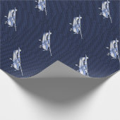 Klassieke vliegtuig Cessna Flying Carbon Fibre Cadeaupapier (Hoek)