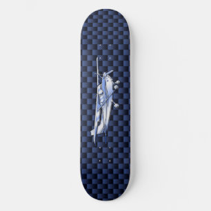 Klassieke vliegtuig Cessna Flying Carbon Fibre Skateboard