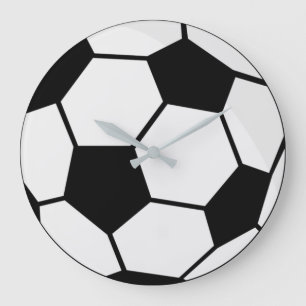 Klassieke Voetbal Bal Grafiek Traditionele Sportfa Grote Klok