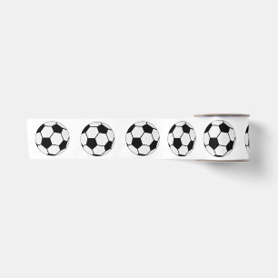 Klassieke Voetbal Bal Grafiek Traditionele Sportfa Lint