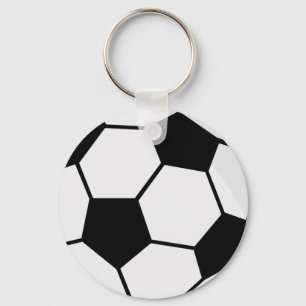 Klassieke Voetbal Bal Grafiek Traditionele Sportfa Sleutelhanger