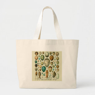 Klassieke vogeleieren Franse vis-ei kunst Grote Tote Bag