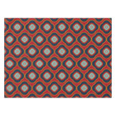 Klassieke  vormen Pattern Red en Navy Blue Tafelkleed (Voorkant (Horizontaal))