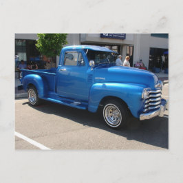 klassieke vrachtwagen briefkaart