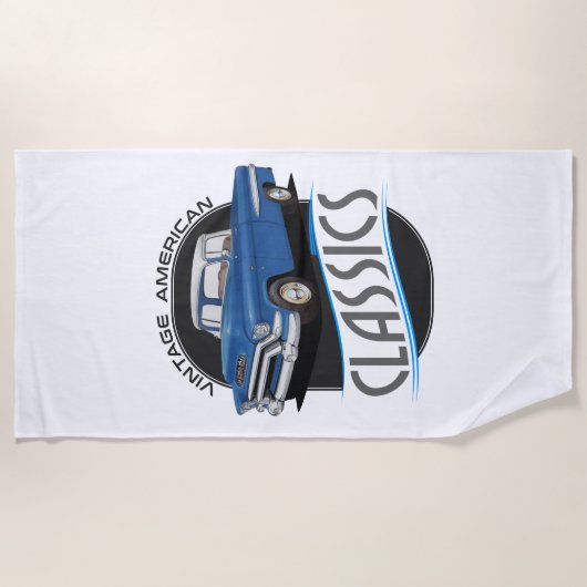  Klassieke vrachtwagens Strandlaken (Voorkant)