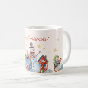Klassieke vrolijke kerst rode Mok
