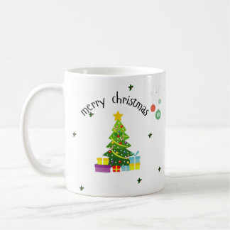 Klassieke vrolijke kerstvakantie mok