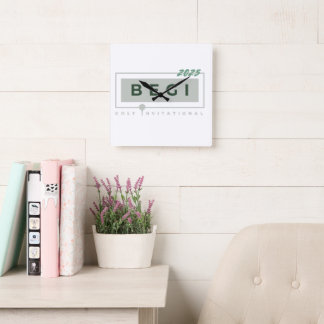 Klassieke wandklok vierkante klok