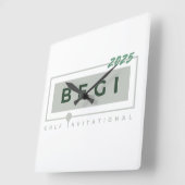 Klassieke wandklok vierkante klok (Hoek)