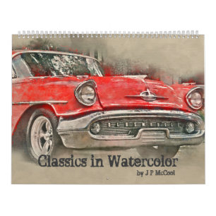 Klassieke Waterverf agenda Kalender