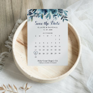 Klassieke Waterverf Floral sparen de Kalender van  Save The Date