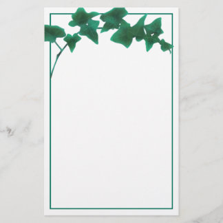 Klassieke waterverf Groen Engels Ivy Briefpapier