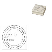 Klassieke weddenschappen en retouradres 	rubberstempel (Gestempeld)