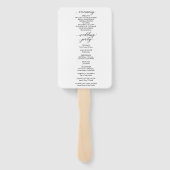 Klassieke weduwenprogrammaventilator voor script handwaaier (Achterkant)