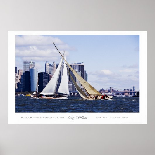 Klassieke Week Sailing New York Poster (Voorkant)