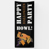 Klassieke weerwolf, Fijne Halloween Spandoek (Verticaal)